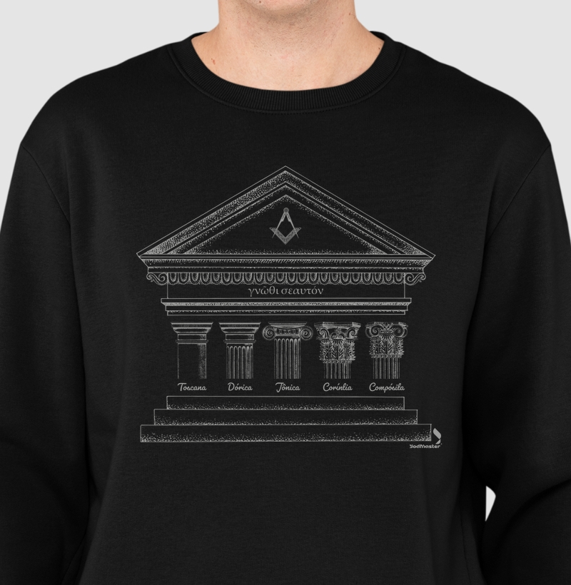 O templo e as 05 Colunas de sustentação