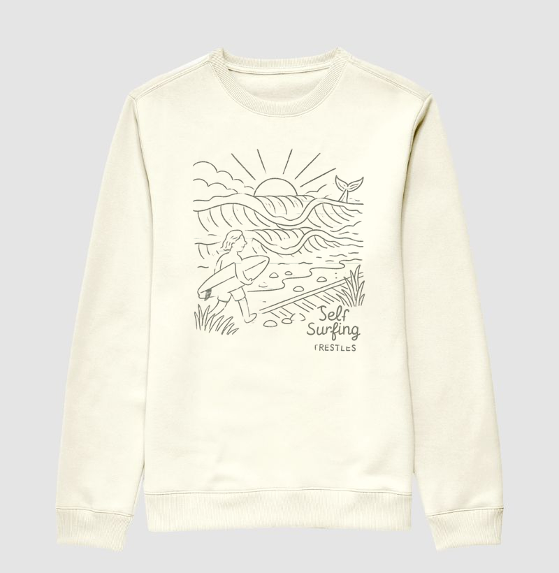 TRESTLES DOODLE - Suéter Moletom