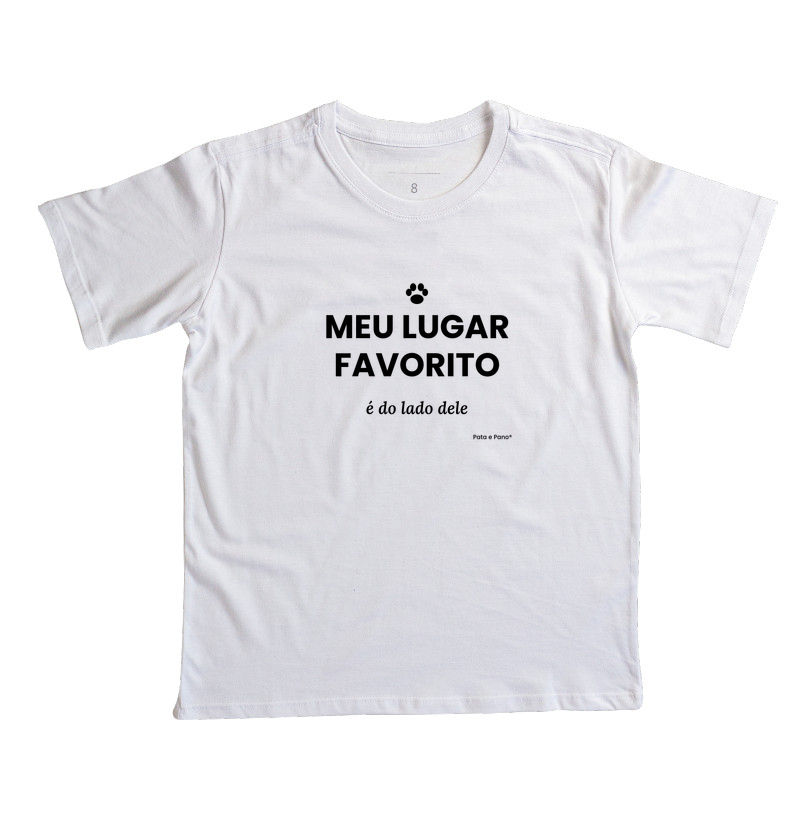 Camiseta Infantil - Meu Lugar Favorito