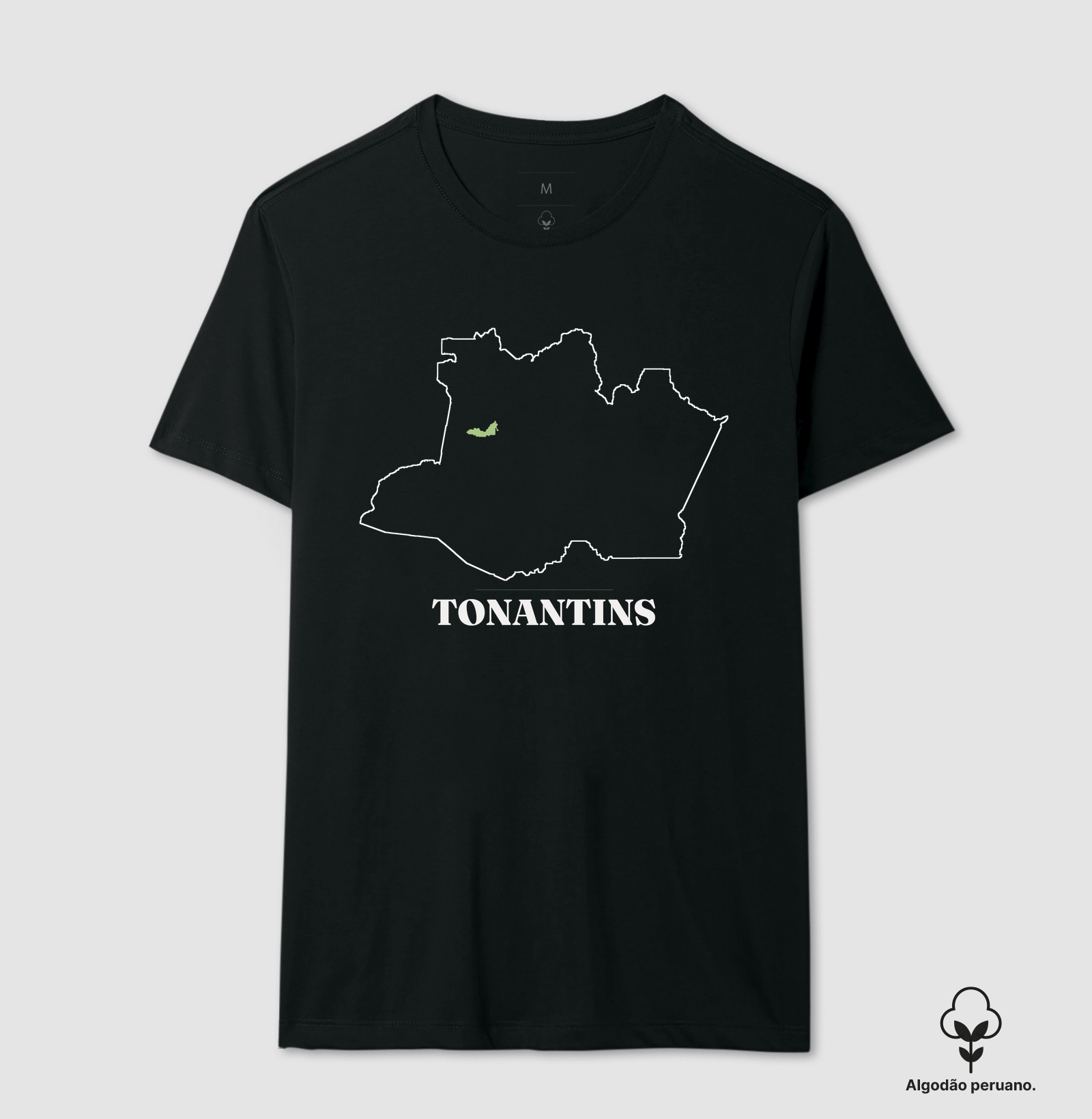 Tonantins | Traço AM - Camiseta Algodão Peruano