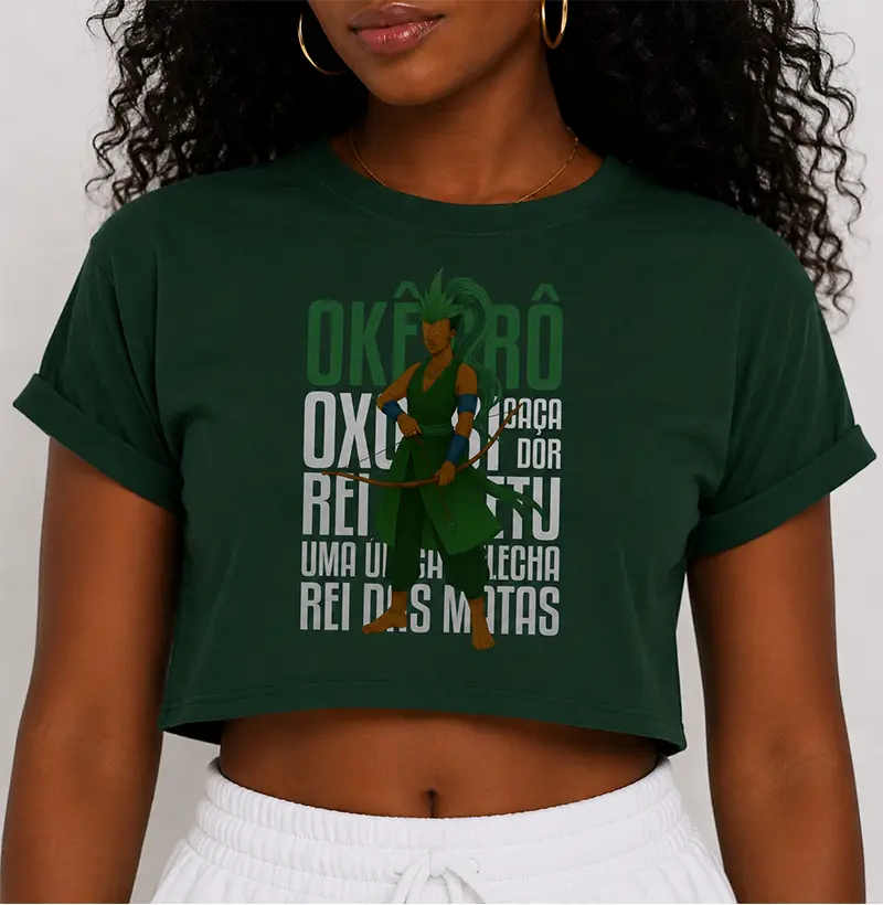 Cropped - Coleção Orixás - Oxóssi