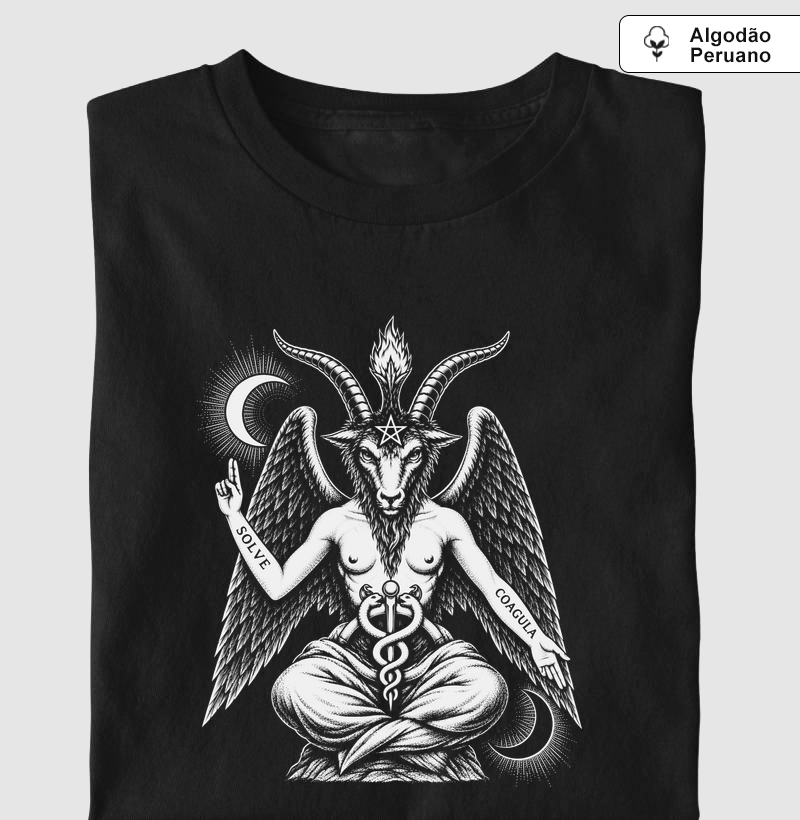Baphomet - Camiseta Algodão Peruano