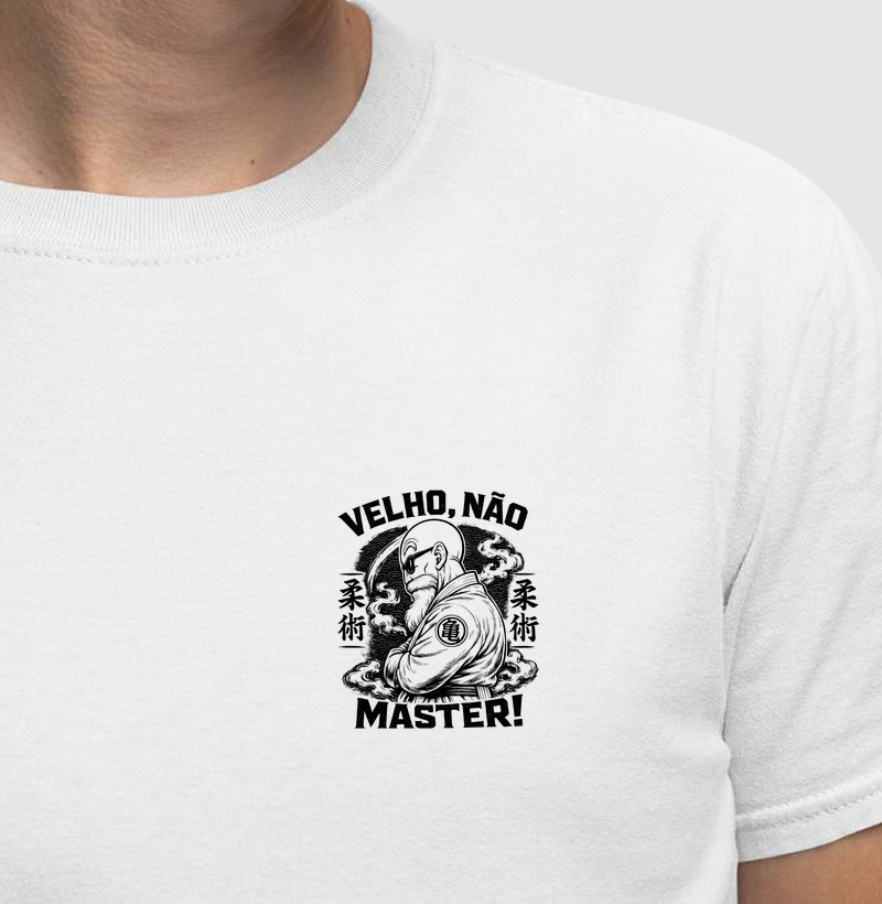 Camiseta Velho, não. Master!