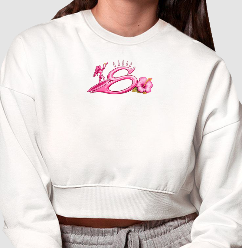 Moletom Cropped Surfgirls