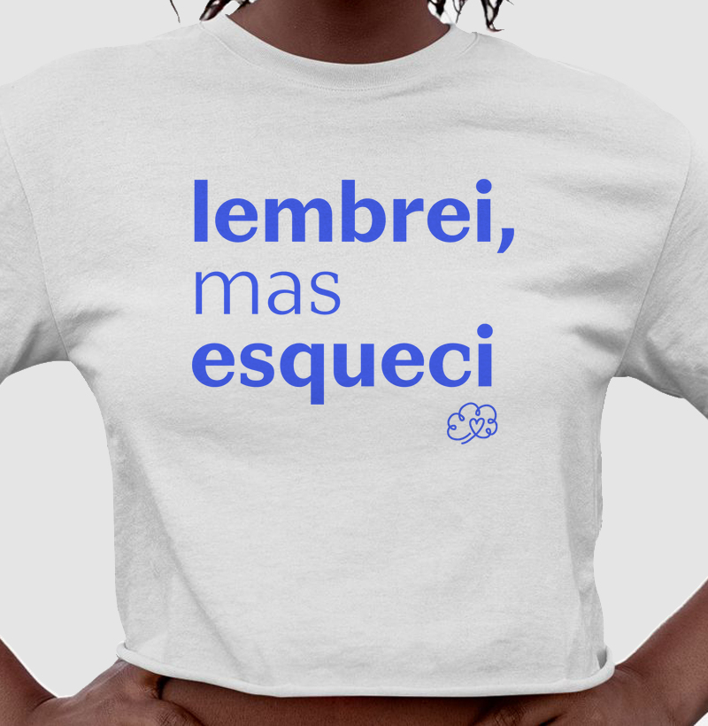 Lembrei, mas esqueci