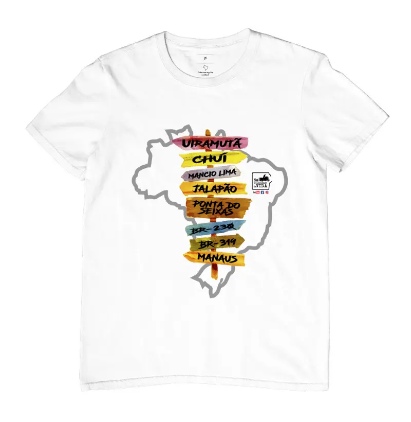 camiseta modelo desafio extremos 