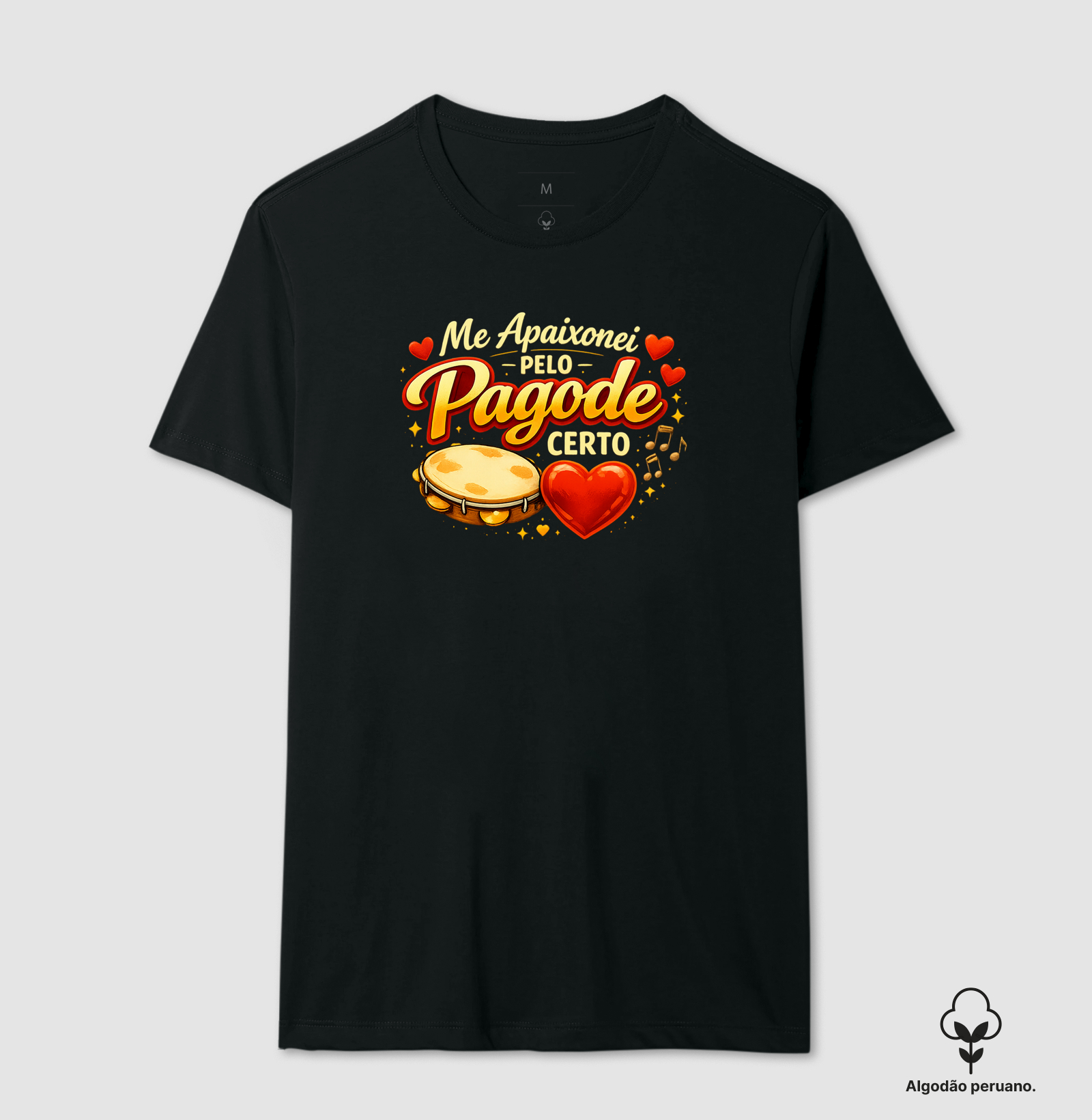 camiseta me apaixonei pelo pagode certo