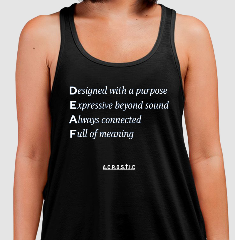 D.E.A.F | a.c.r.o.s.t.i.c