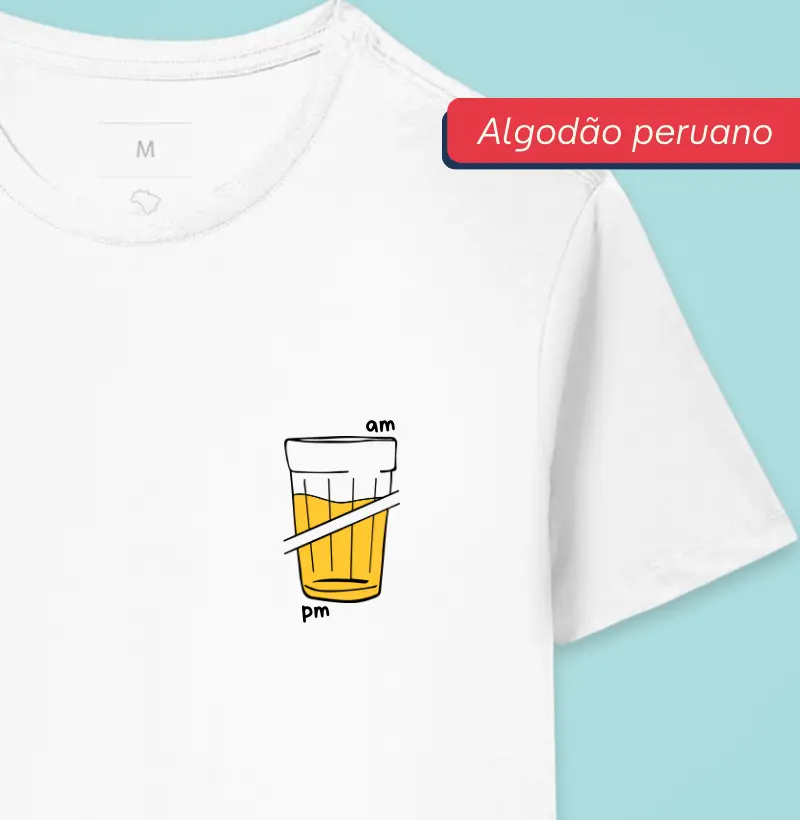 Às vezes cerveja, às vezes cerveja também - Premium - Algodão Peruano