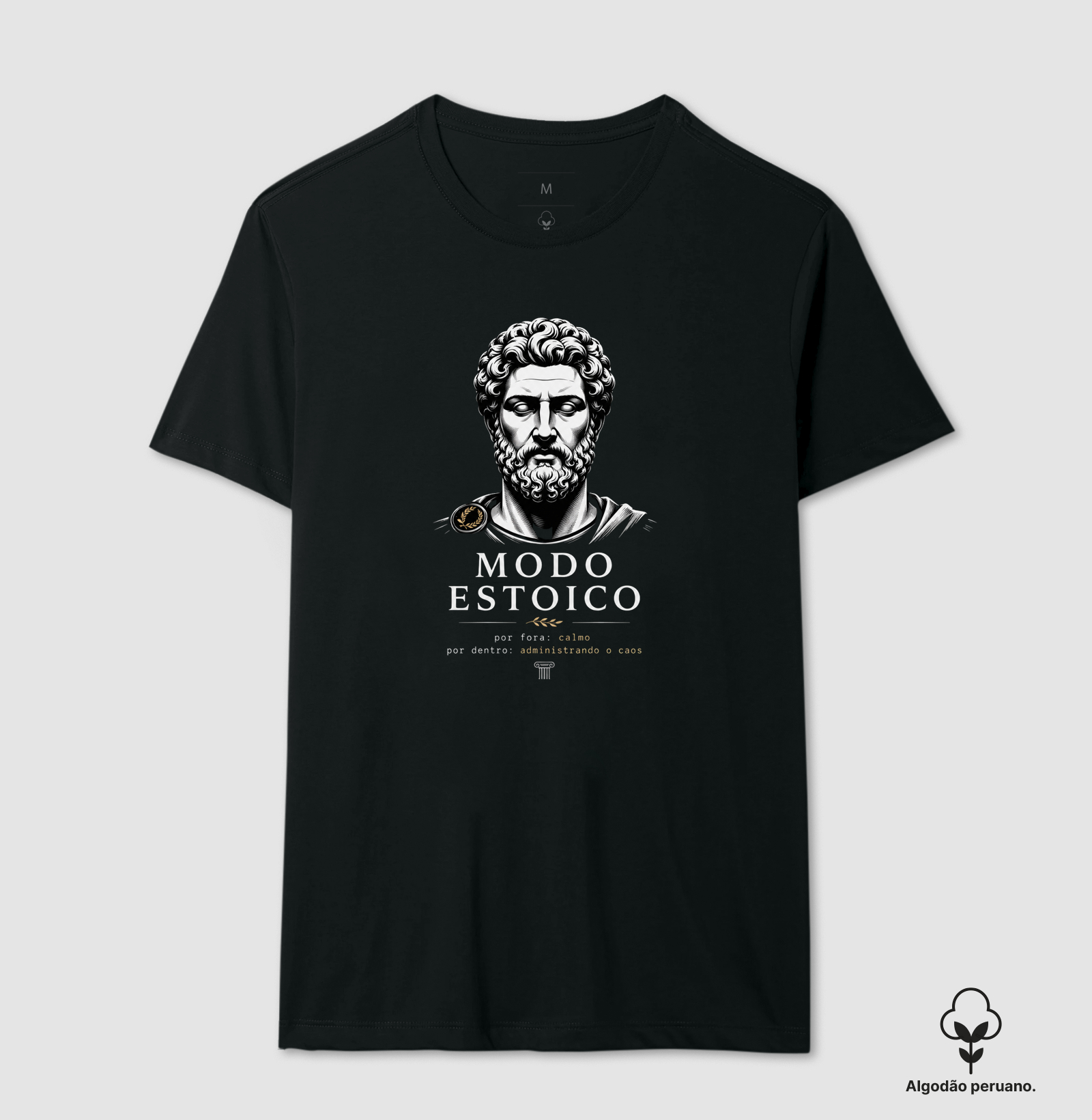 Modo Estoico - Camiseta Algodão Peruano