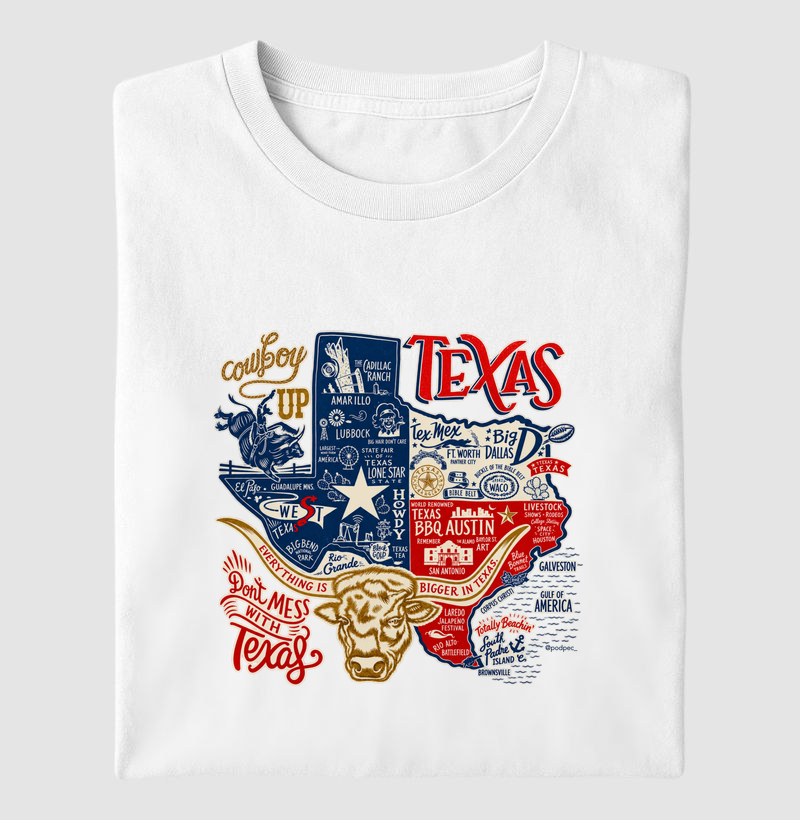 Don't Mess With Texas - Camiseta