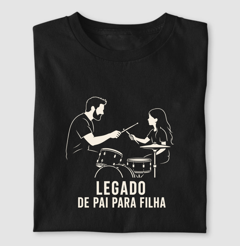 LEGADO DE PAI PARA FILHA BATERISTA