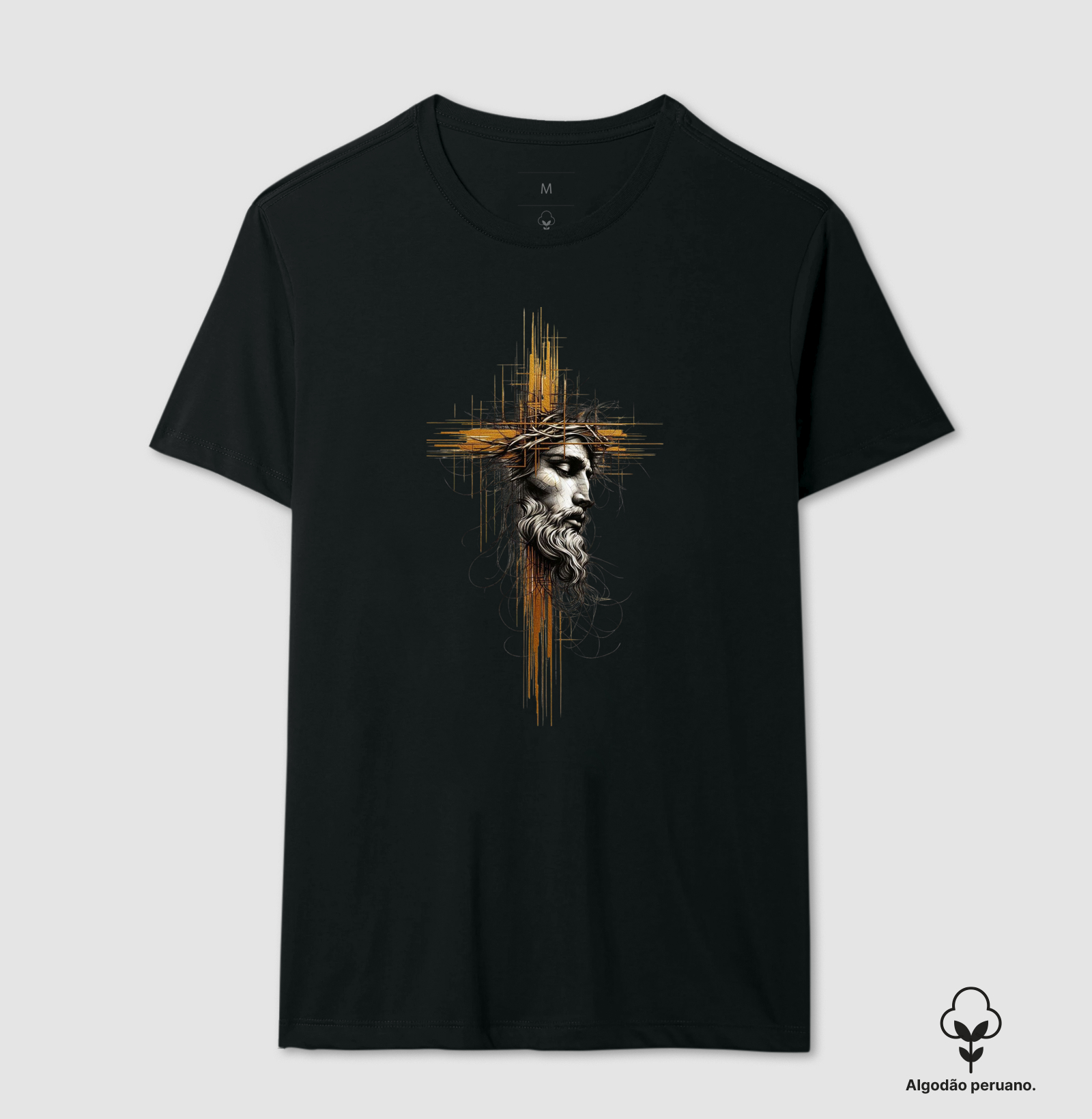 Camiseta Jesus - Camiseta Algodão Peruano