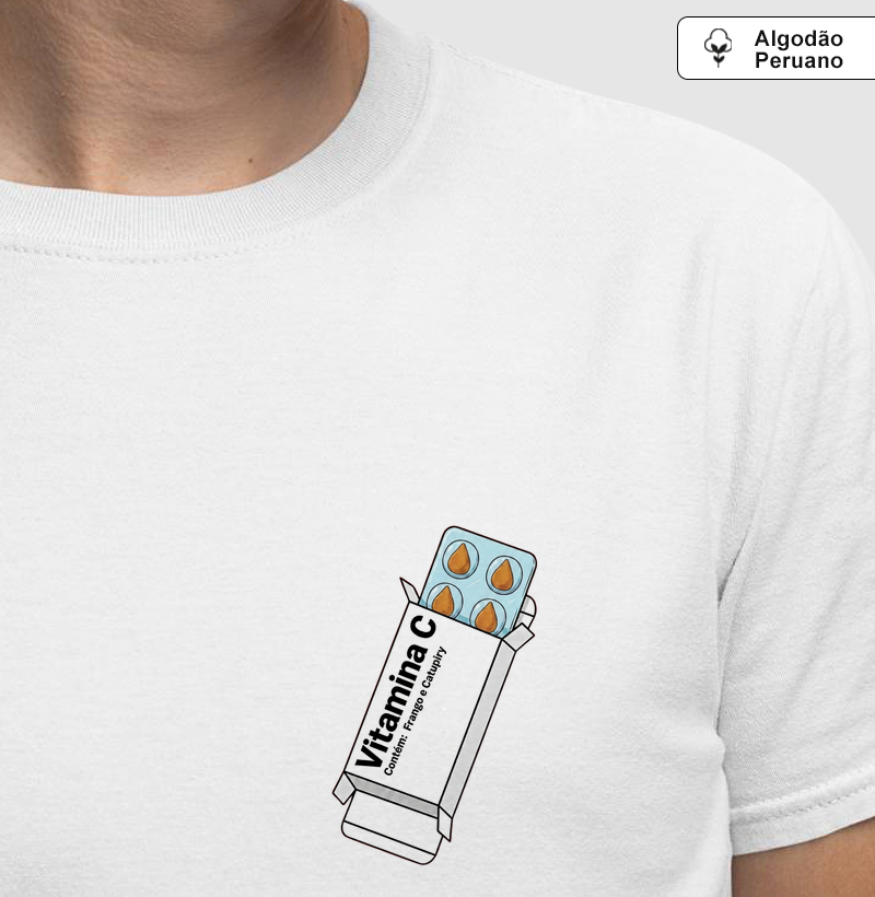Vitamina C Pima - Camiseta Algodão Peruano