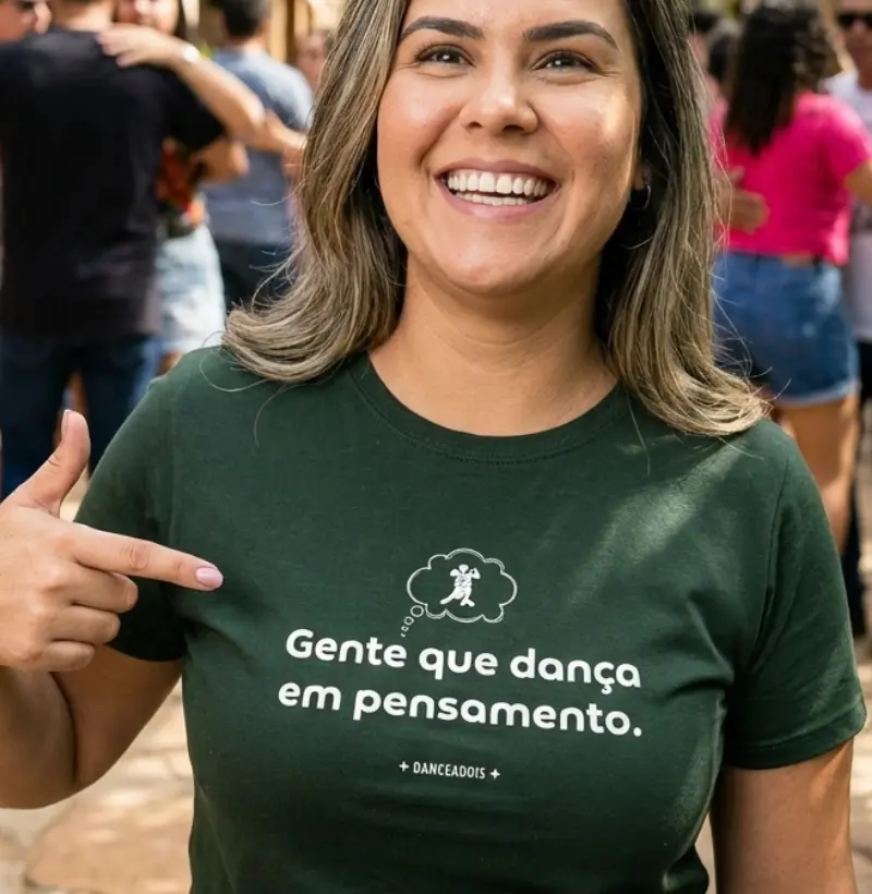 Gente que dança em pensamento