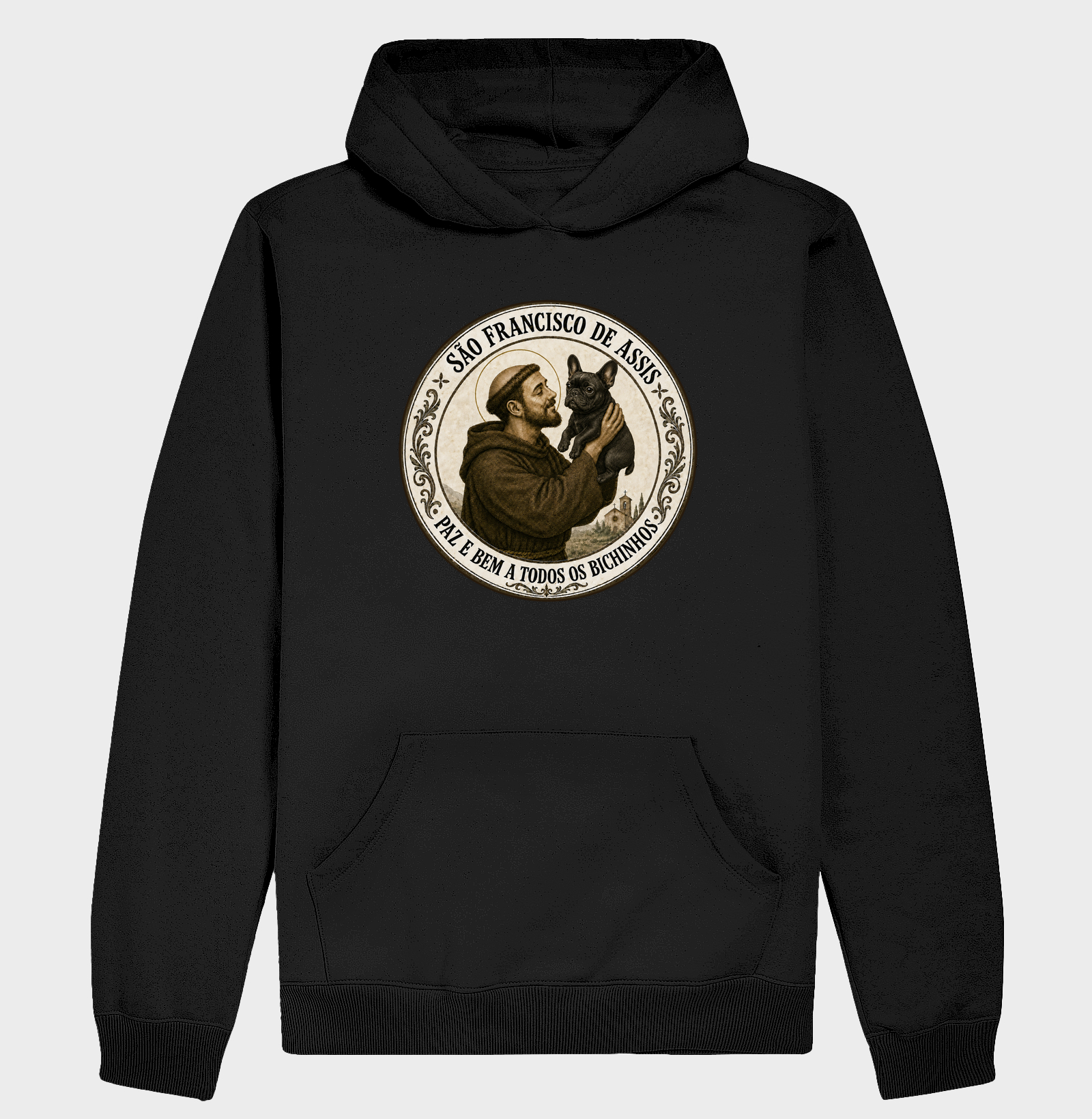 São Francisco e Buldogue francês Preto