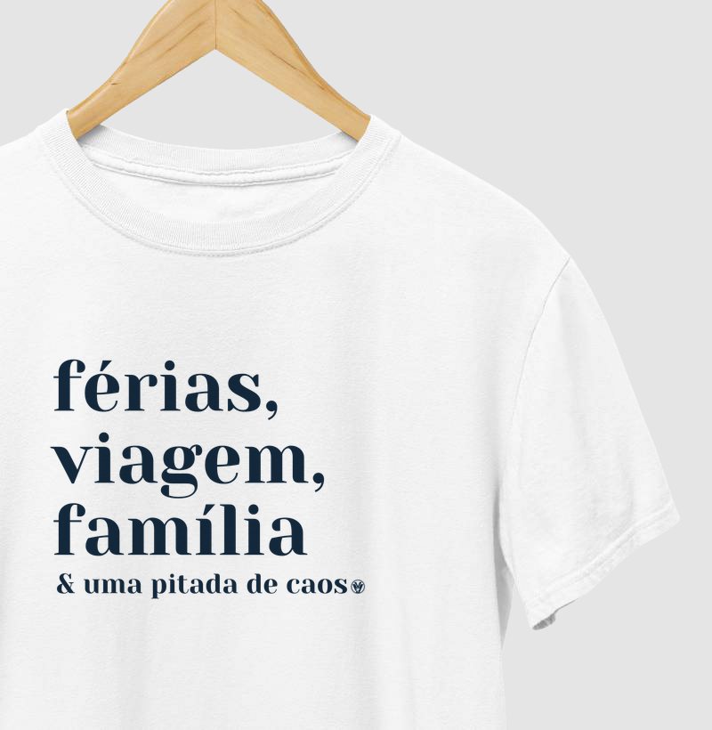 Férias, viagem, família & uma pitada de caos