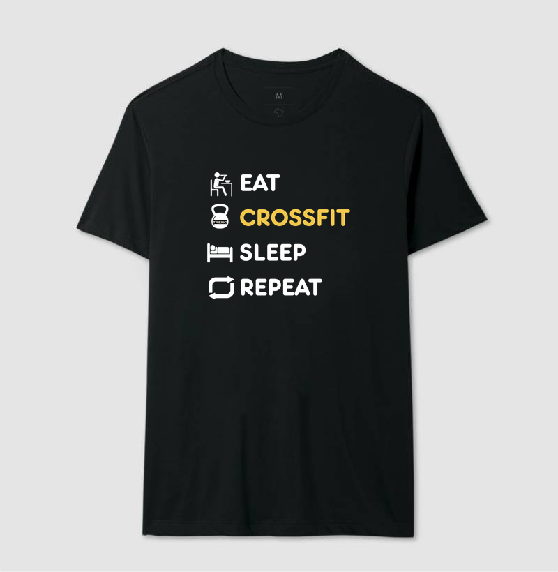 CAMISETA CROSSFIT TRENO FRASE - MOTIVACIONAL