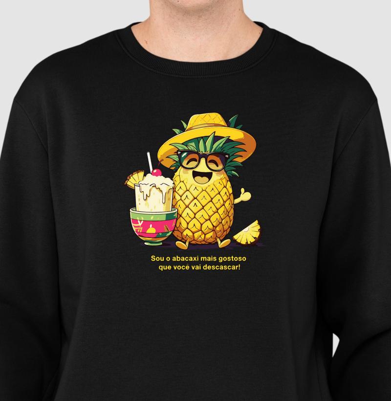 Suéter Moletom - Luxúria - Abacaxi Gostoso