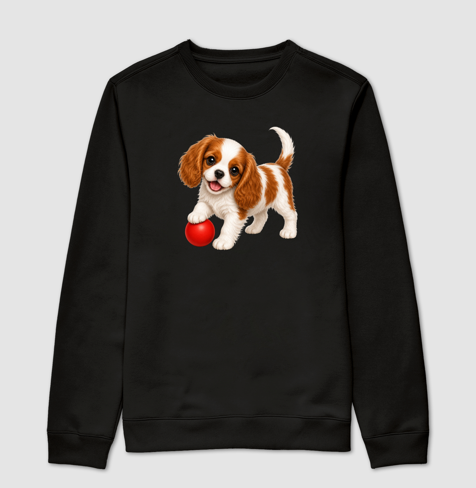 Cavalier King - Desenho Animado - Suéter Moletom