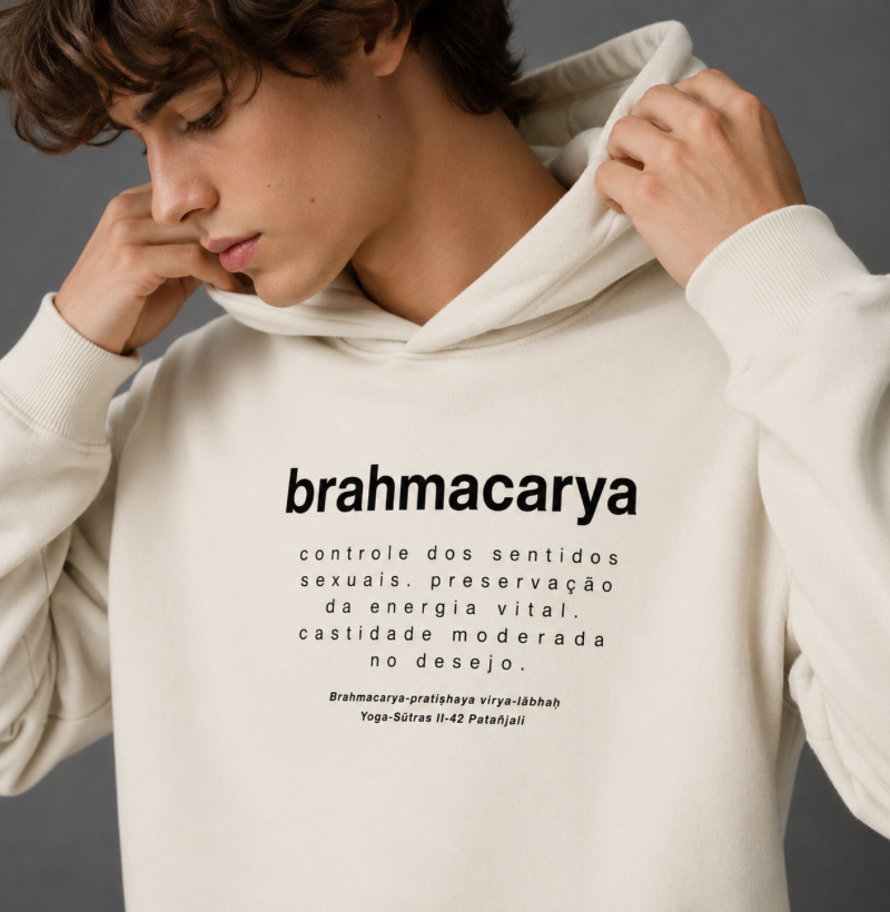 Hoodie Brahmacarya – Yoga Sūtras de Patañjali