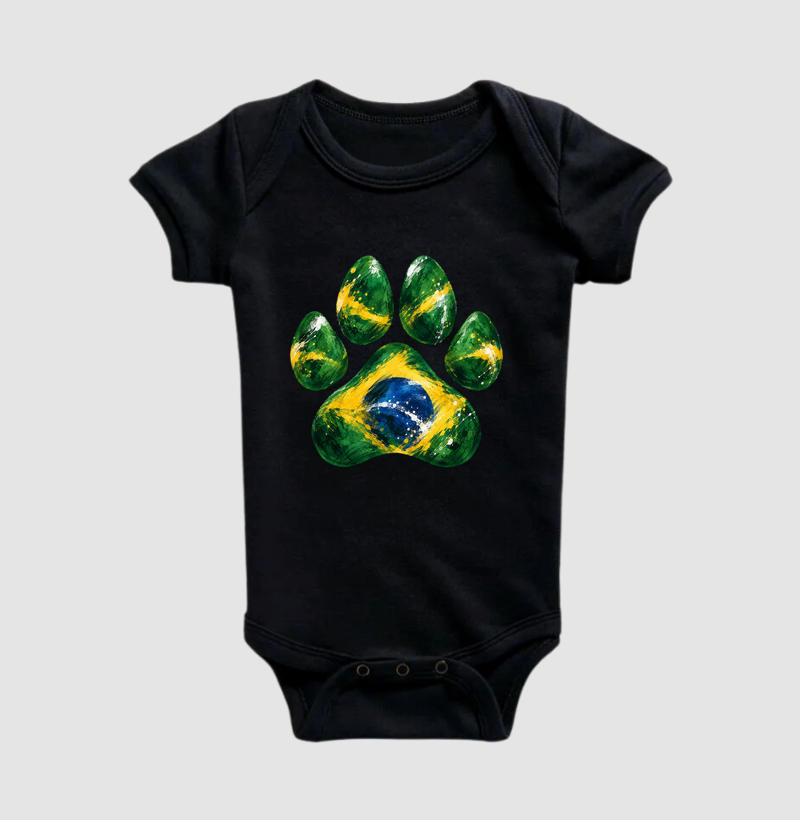 Brasil em Pinceladas - Body Infantil