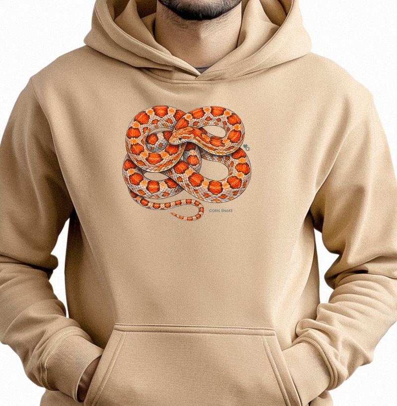 Répteis - Corn Snake - Moletom Hoodie