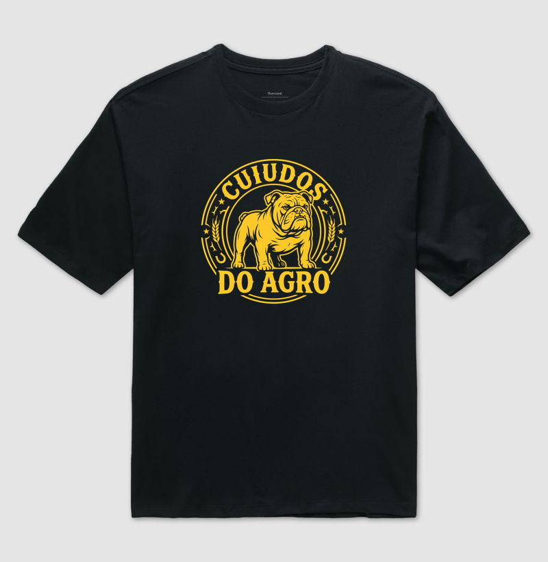 Cuiudos do Agro Bulldog Brabo Country - Camiseta Oversized