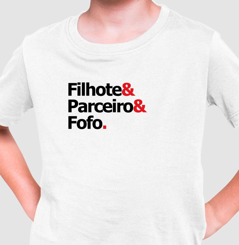 Camisa Infantil Filhote