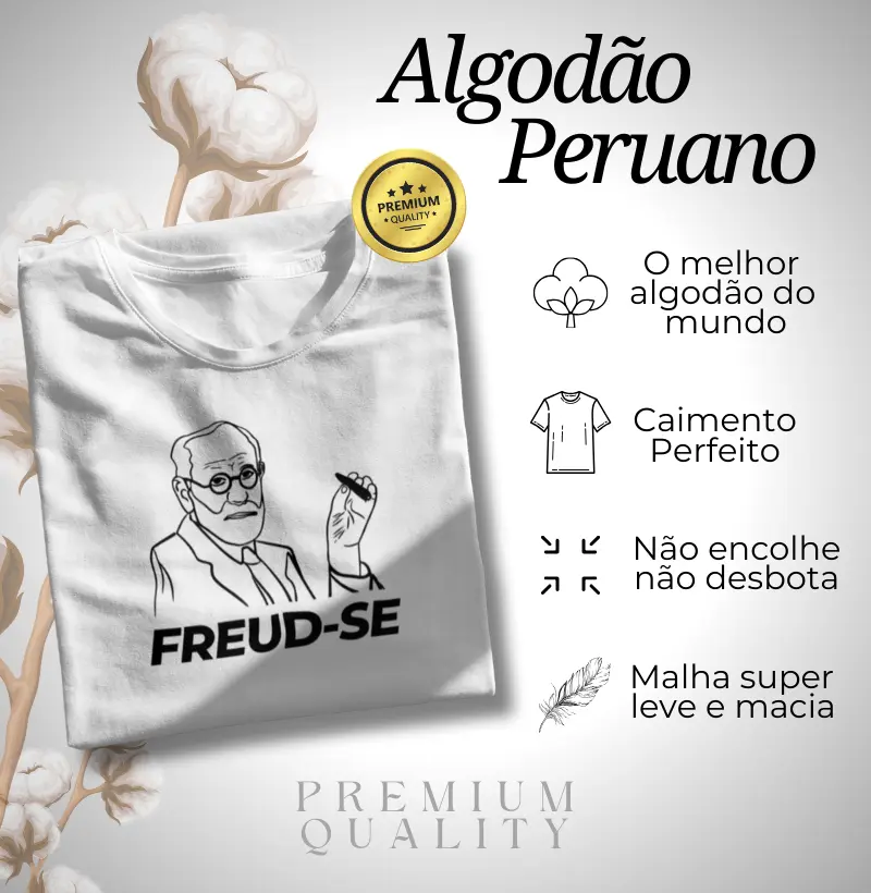 Algodão Peruano - Freud-se