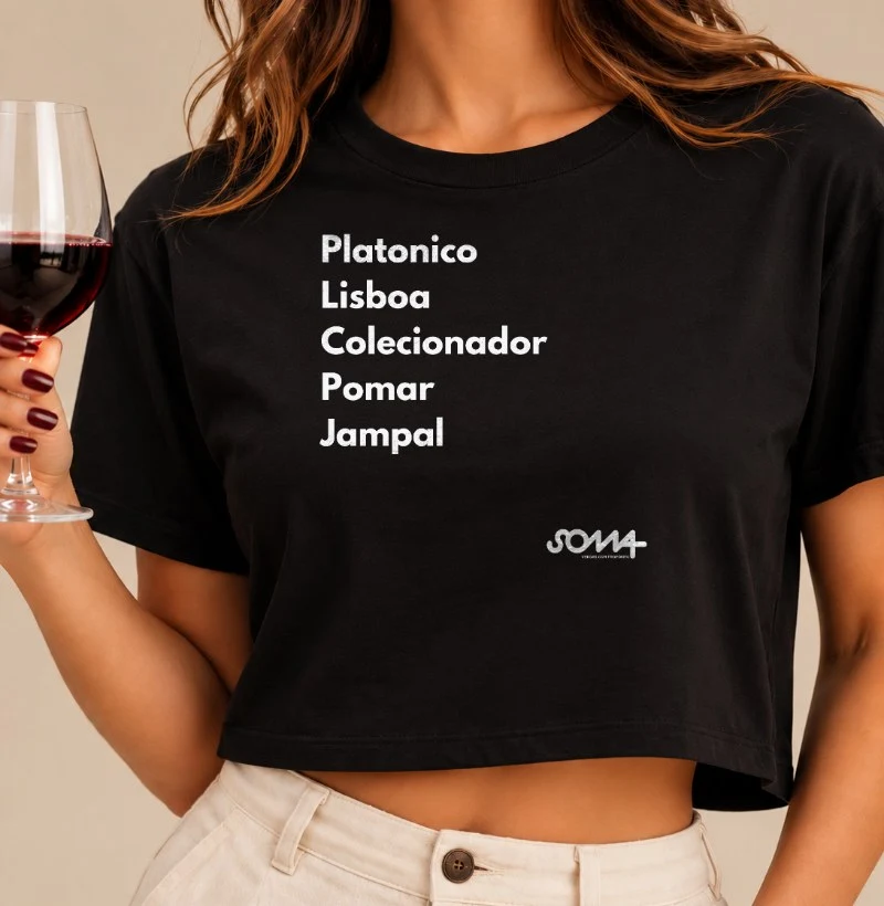 Camiseta Time SOMA na Manz - Cropped