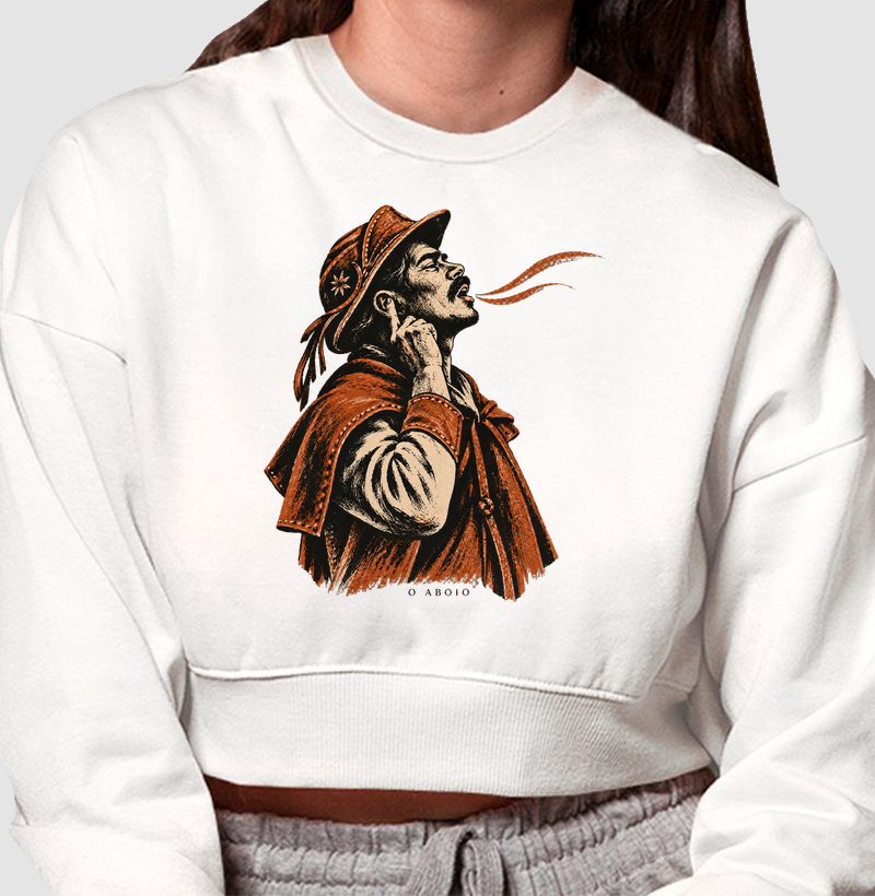 O Aboio - Cropped Moletom