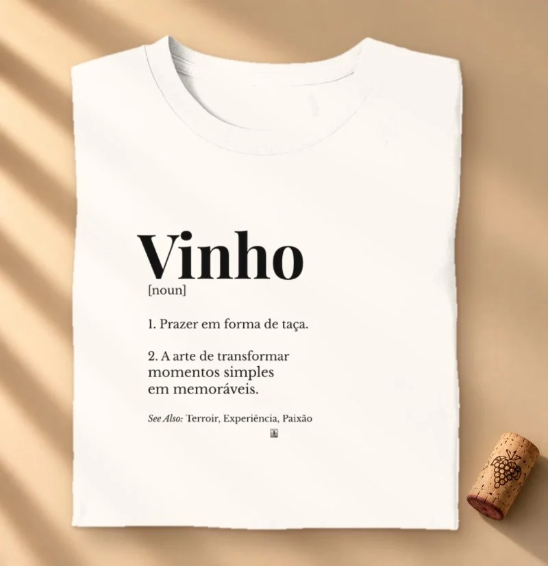 Camiseta Vinho — Wine Dictionary