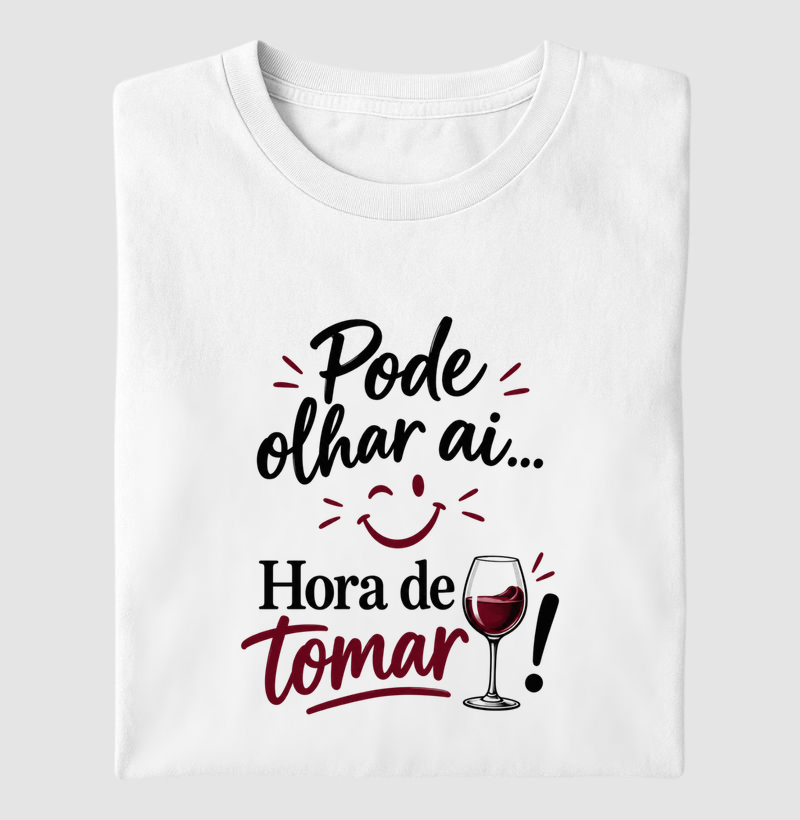 Pode olhar ai... Hora de tomar um vinho!