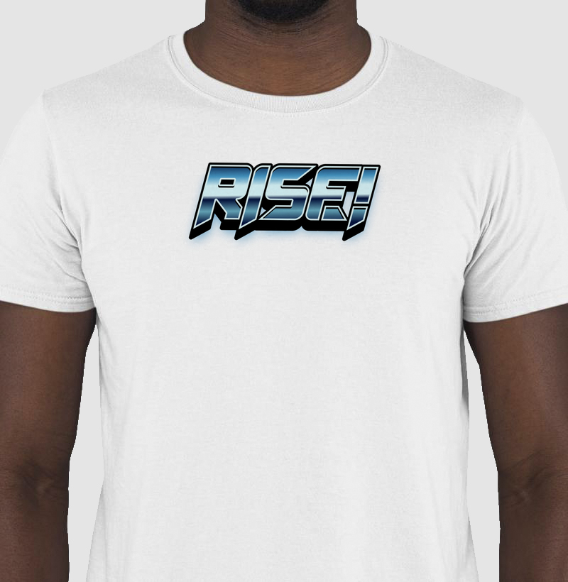Camiseta Rise! Streetwear Básica Premium Unissex – Moda Urbana