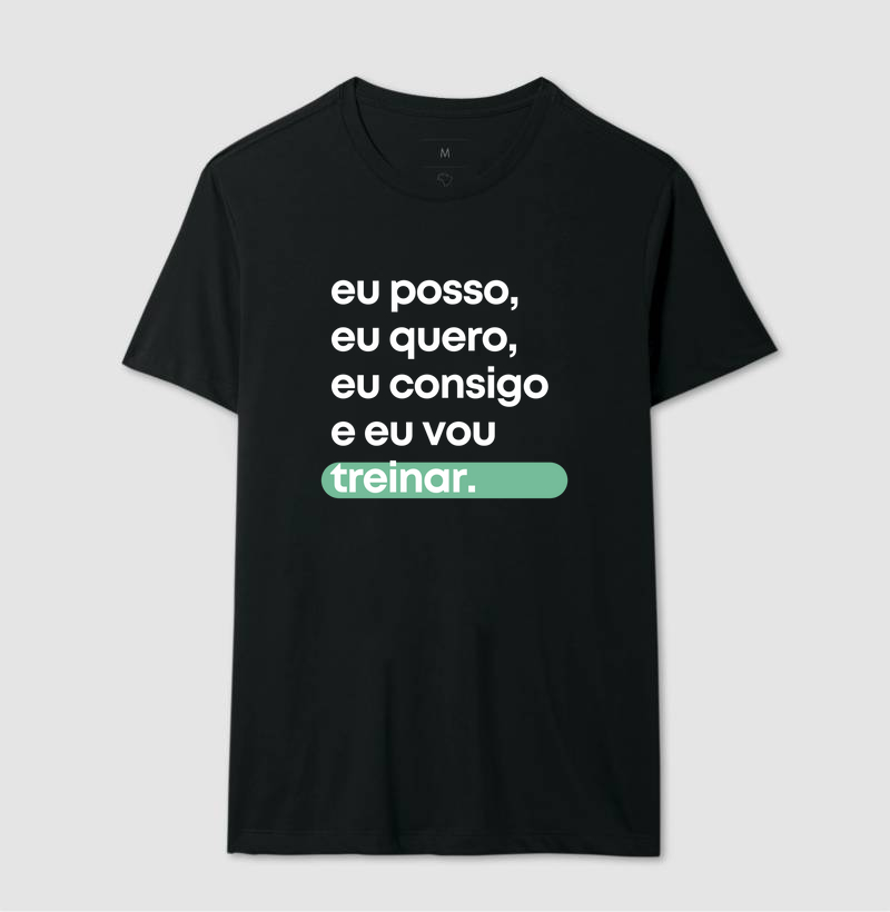 Eu posso, eu quero, eu consigo e eu vou treinar