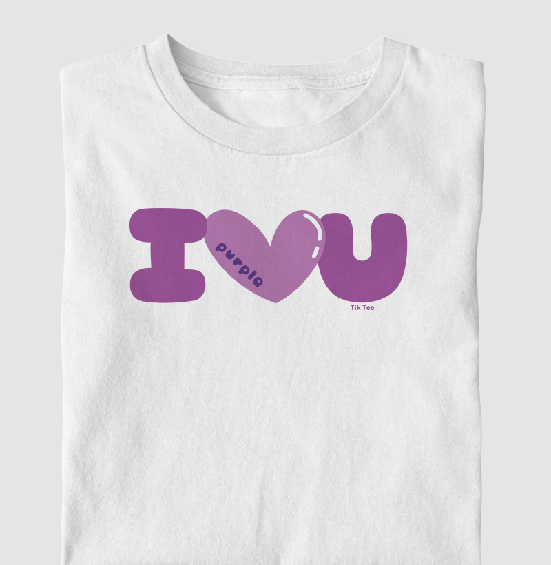 I purple U