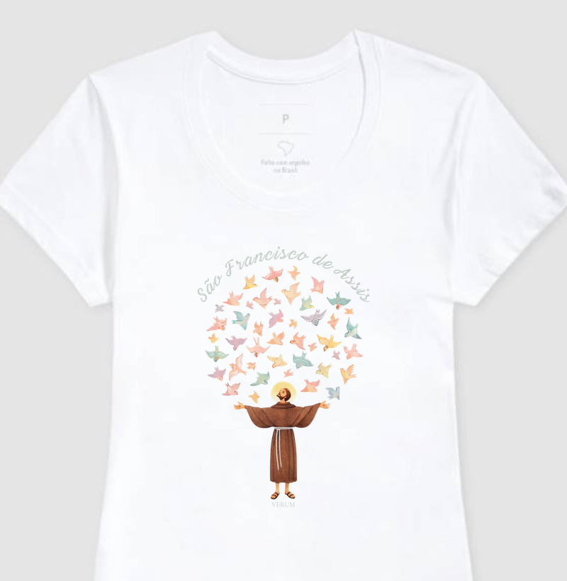 Camiseta São Francisco de Assis