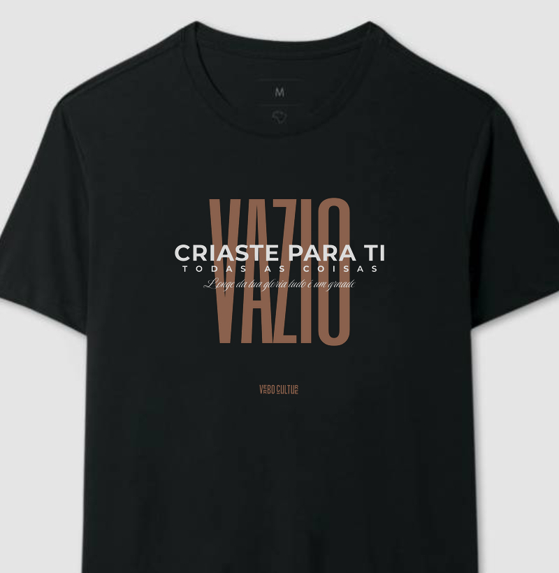 CAMISETA "VAZIO SEM DEUS"