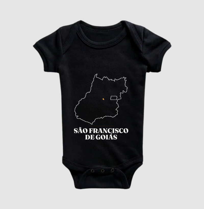 São Francisco de Goiás | Traço GO - Body Infantil