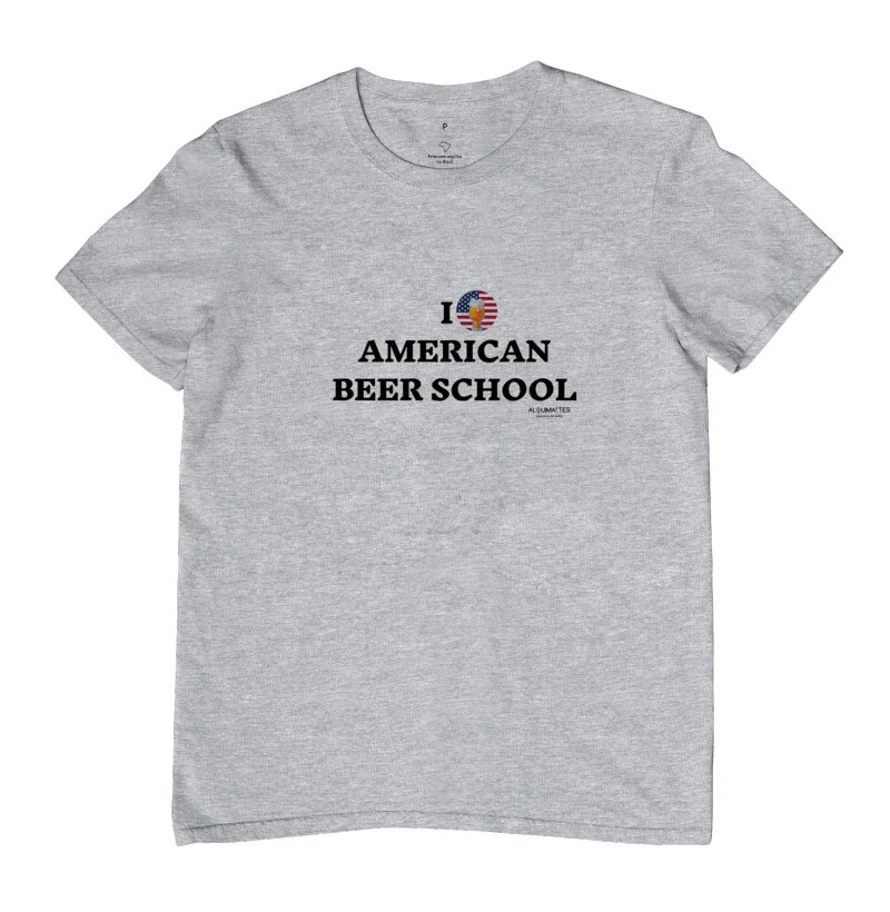 Camiseta escola de cerveja americana