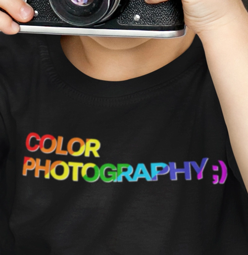 Camiseta Mini - Color Photography Rainbow