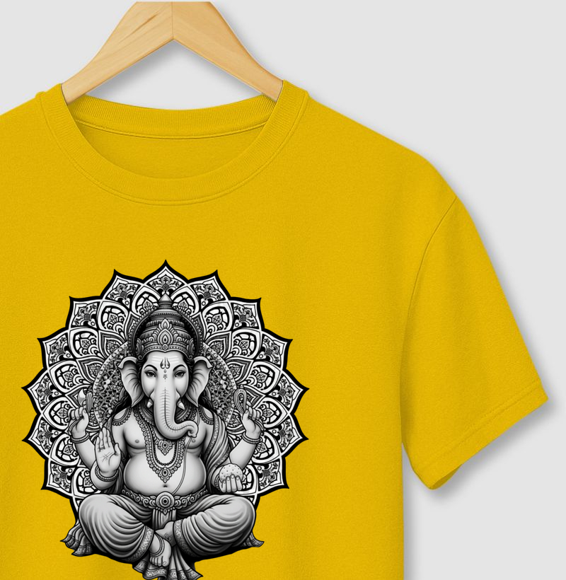 Ganesha - Mandala Black n' White