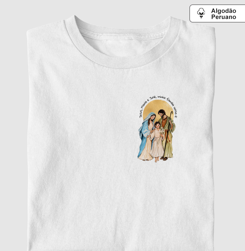 Jesus, Maria e José, minha família vossa é!