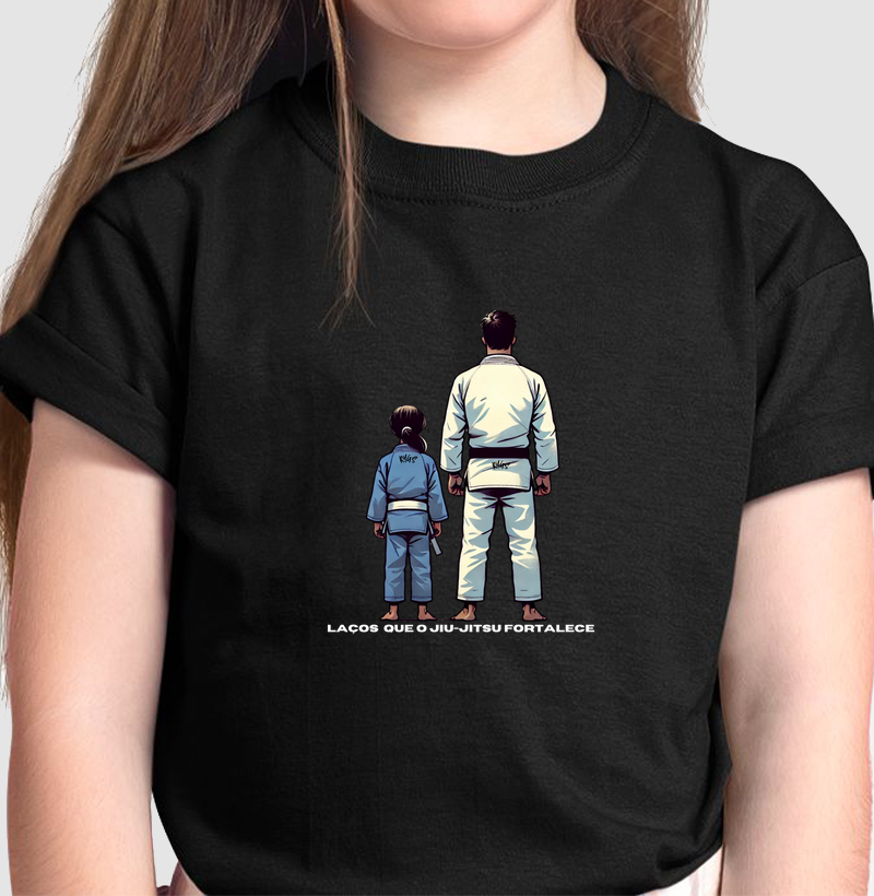Laços  que o Jiu-Jitsu fortalece, Pai e Filha