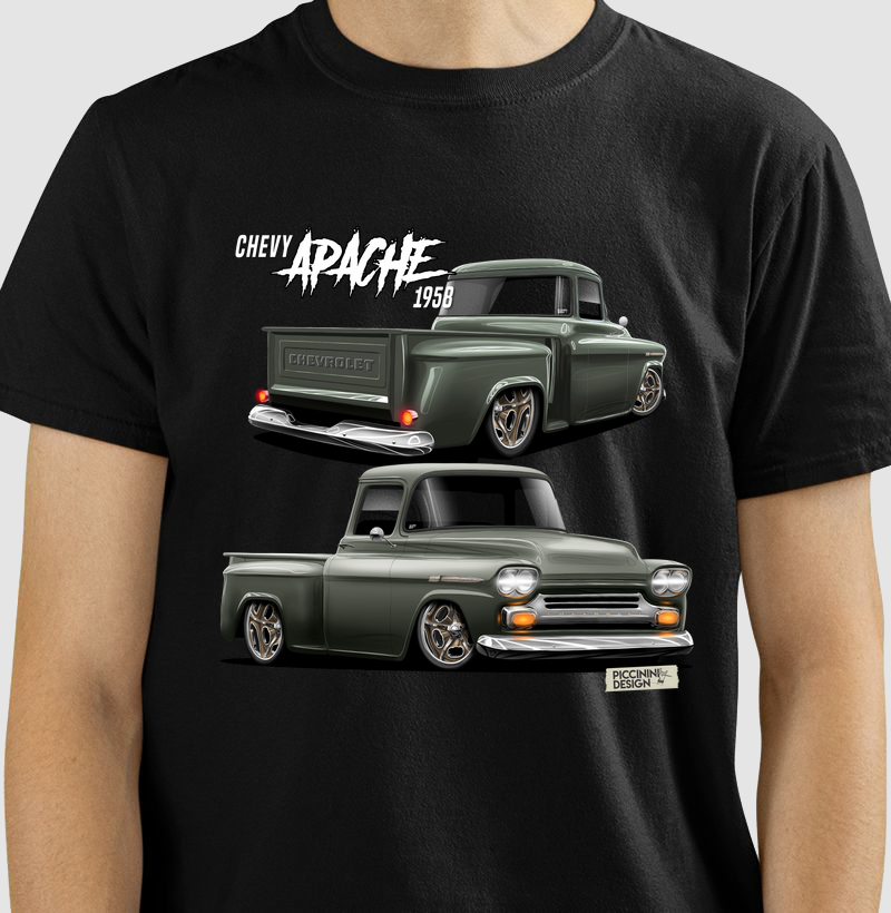Camiseta Chevrolet Apache 1958