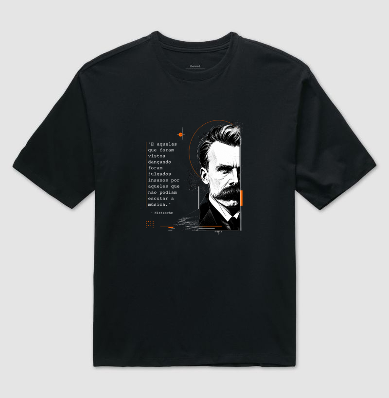Camiseta de Filosofia Pensamento de Nietzsche