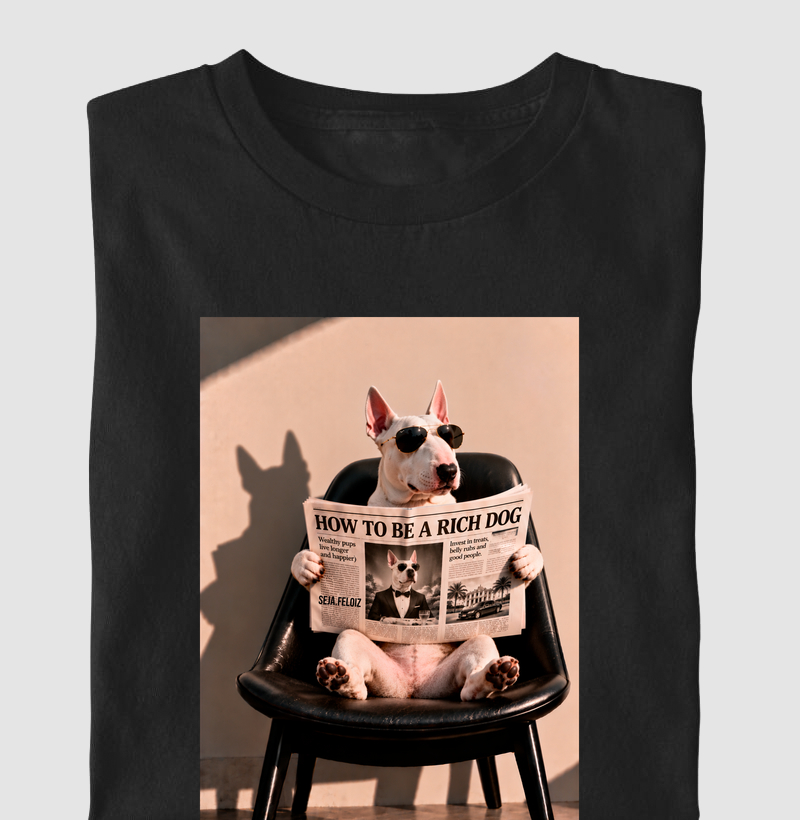 💸 How to Be a Rich Dog – Versão Bull Terrier 🐾👑