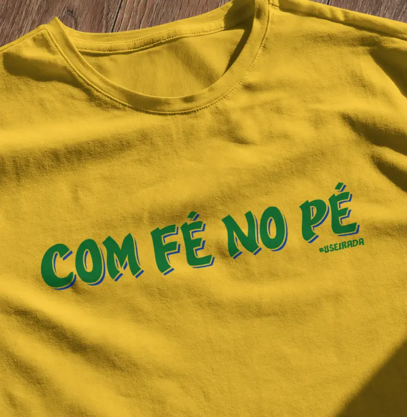 Com fé no pé