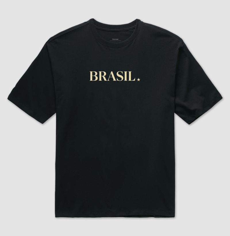 Camiseta Oversized Brasil Star